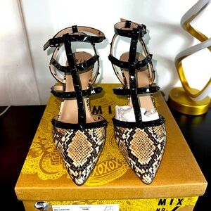 Snake print Mix No. 6 Studded Women Az 10
